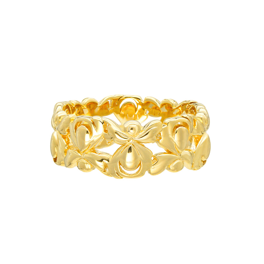 NYHED Skytsengel ring. Forgyldt sterlingsøv