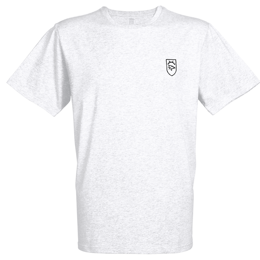 T-shirts 100 % økologisk bomuld. 4 farver hvid-sort-grå-navy