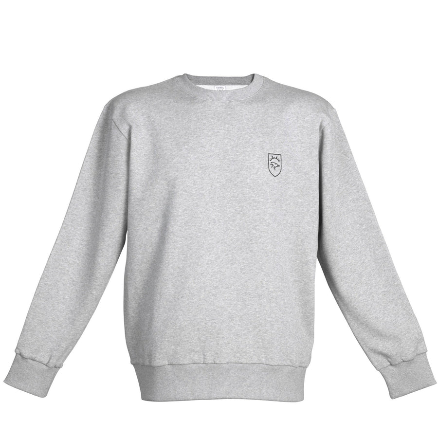 Sweatshirt. 100 % bomuld. 4 farver hvid-sort-grå-navy