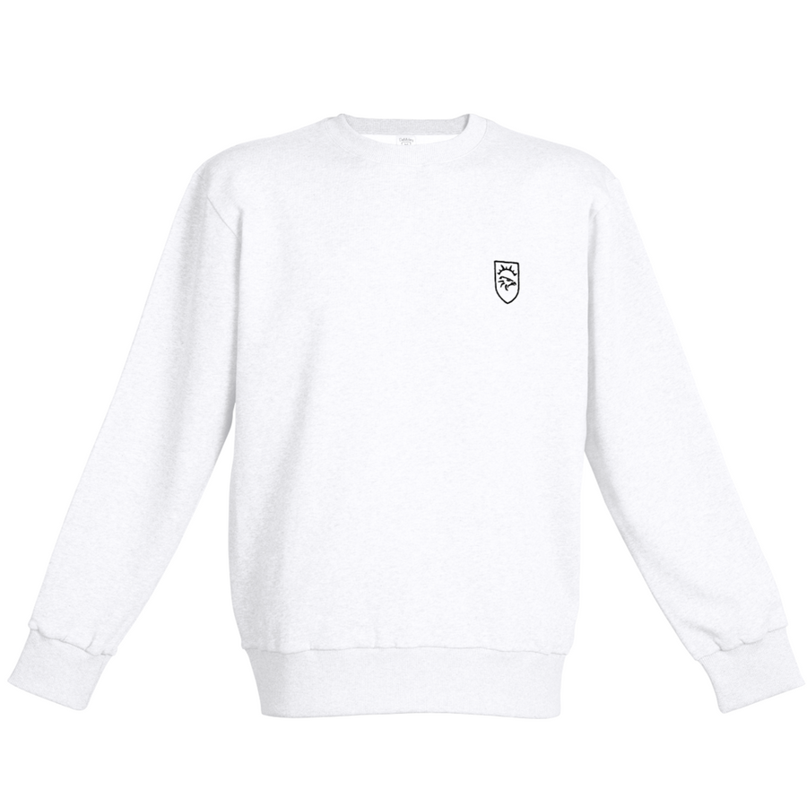 Sweatshirt. 100 % bomuld. 4 farver hvid-sort-grå-navy
