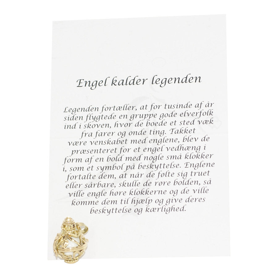 Engle kalder. Lille model Eternity2. Forgyldt sterling sølv